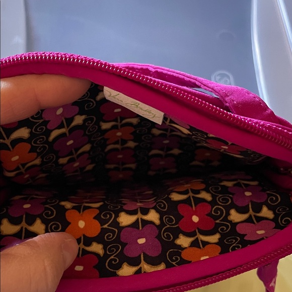 Vera Bradley Fuchsia Quilted Crossbody Bag - Picture 3 of 6